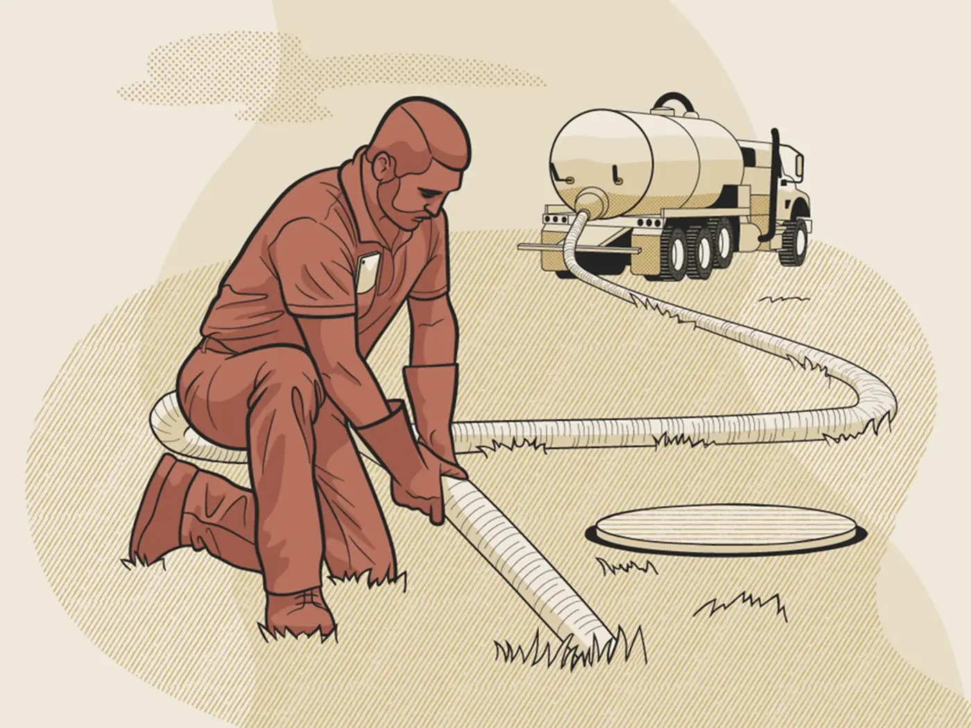 Septic filter cleaning and maintenance
