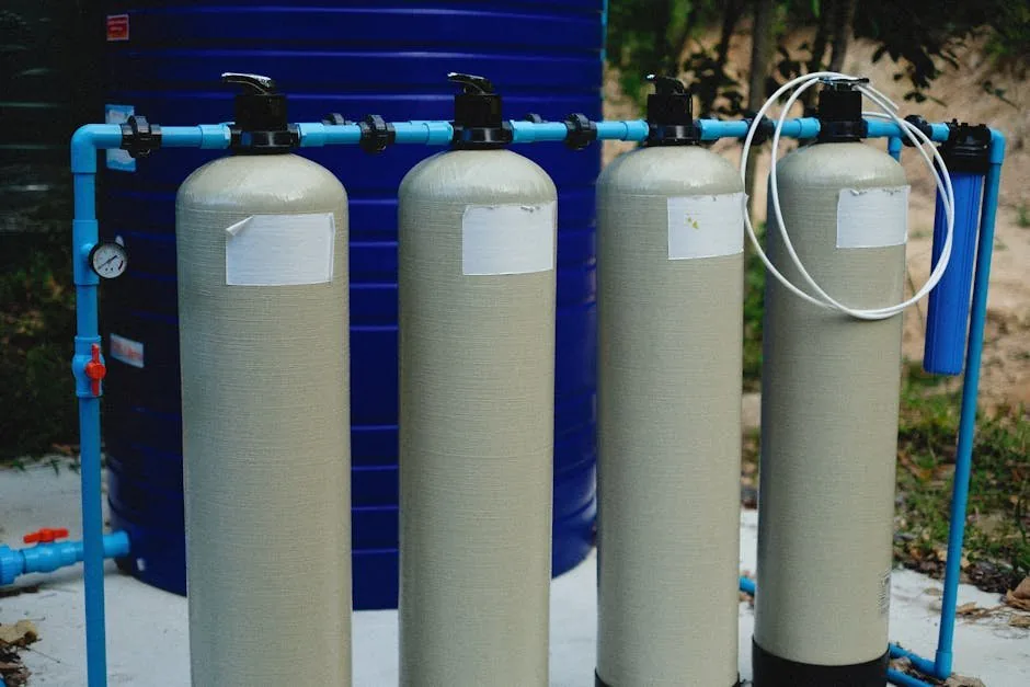 Water filtration and treatment tank system